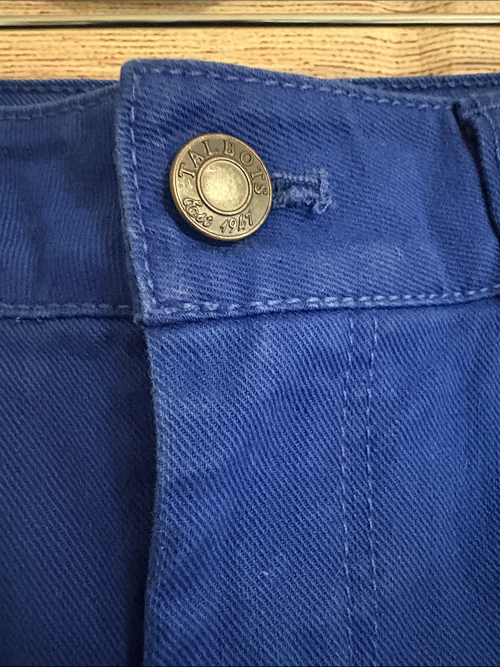 Talbots Royal Blue Signature Slim Crop Jeans - Picture 3 of 10